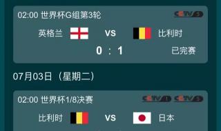去年世界杯比分表